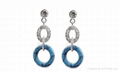 Earrings blue