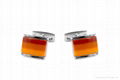 fashion cufflinks inlay cellulose acetate 2