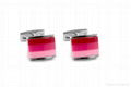 fashion cufflinks inlay cellulose acetate 4