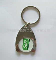 zinc alloy Paint key chain