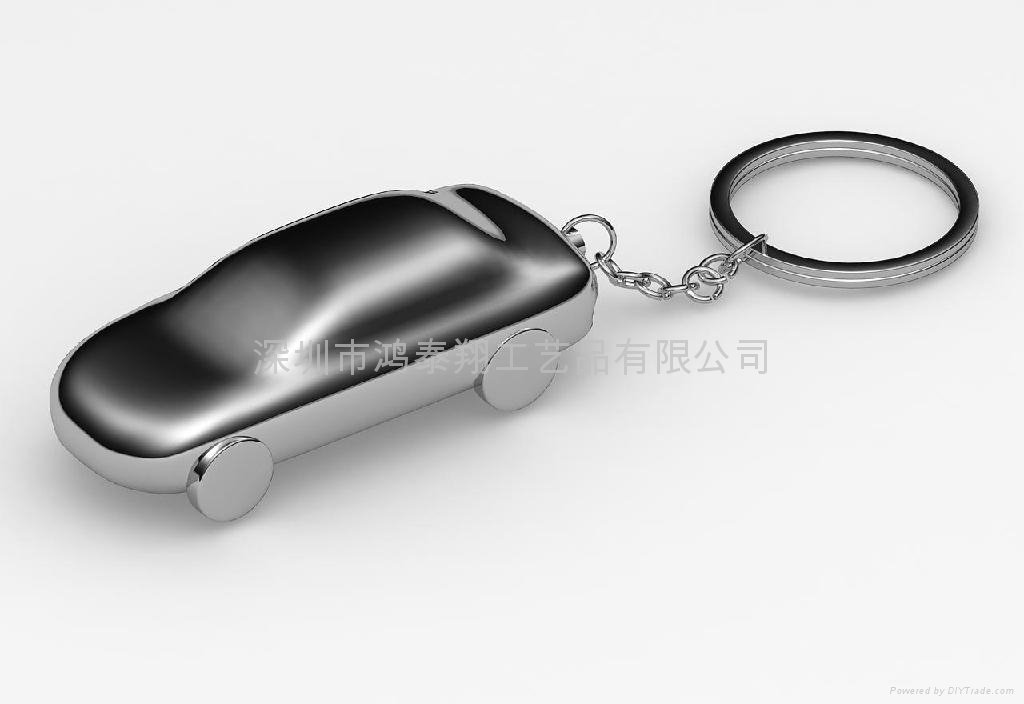 Zinc alloy key chain car model 1