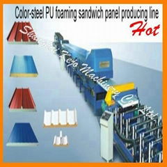 EPS and rock wool Sandwich panel Production line