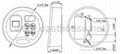 SecuRam BSL-0601 biometric fingerprint controller/safe lock/electric lock 3