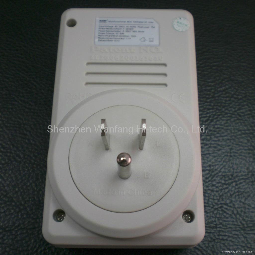 US plug WF-D02B watt meter energy monitor 2