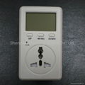 Hot sale UK plug WF-D02B digital display energy meter