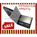 CD shaped Digital Pocket Scale 1