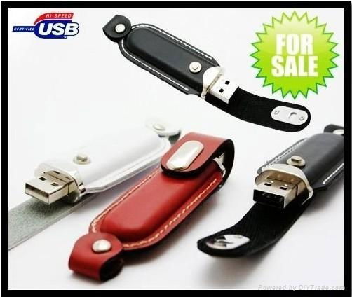 new model leather usb flash drive with good price