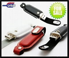 new model leather usb flash drive with good price