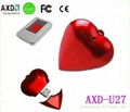 heart shape usb flash memory 1