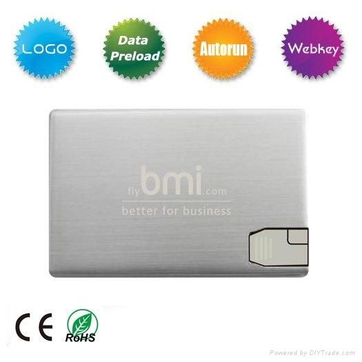 Hot sell credit card pen drive 3