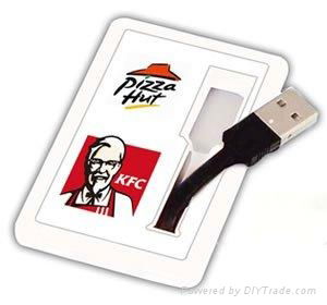 Hot sell credit card pen drive 4