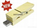 new model wooden usb flash memory 3