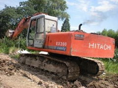 Used HITACHI EX200-1 crawler excavator 