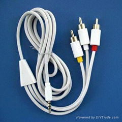 A/V cable for iPod