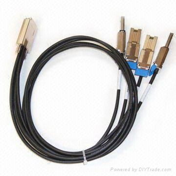 SAS cable assemblies