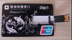 Credit card USB flash drive