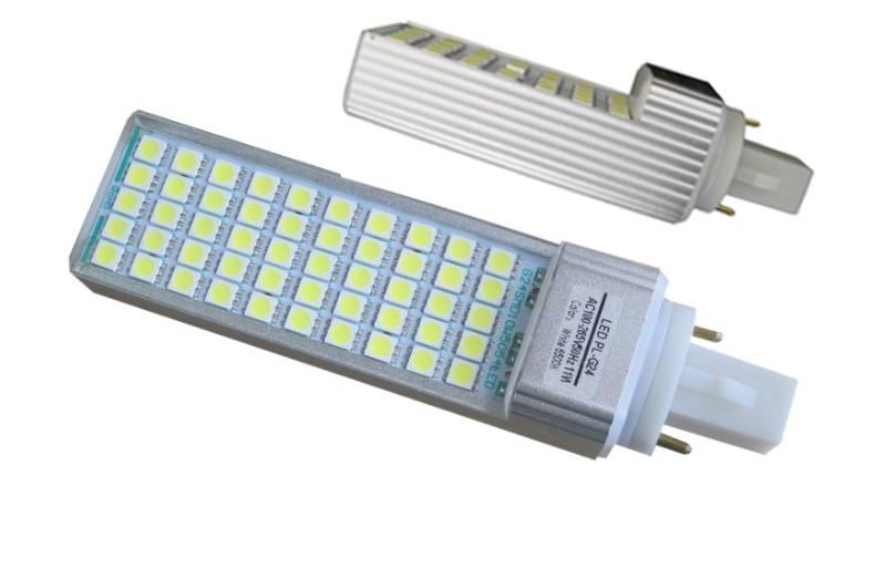 Led PL bulbs with G23/G24 base replacement for traditional CFL lights
