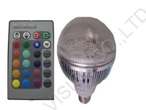 12w high power led RGB Bulb with remote controller