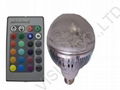 12w high power led RGB Bulb with remote controller