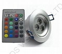 3W High power led RGB ceiling light