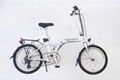 20"electric folding bicycle with lithium battery 24V