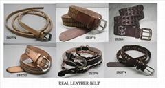 REAL LEATHER BELT