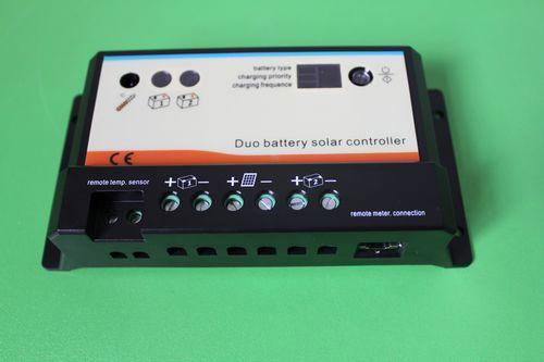 EPIP20-DB solar charge controller with dual battery with remote moter 