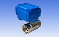 Motorised ball valve for grey water