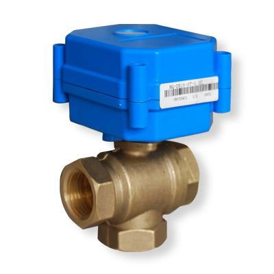 mini motorized ball valve for solar water system 2