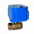Motorized ball valve for electic automative sprayers