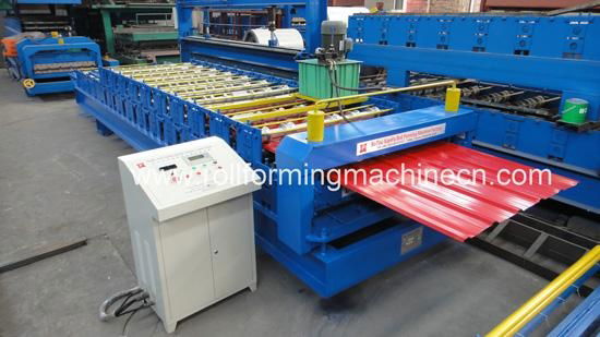 Double deck metal roof sheet roll forming machine   XF1000/1125 2