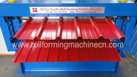 Double layer roof tile roll forming machine 2