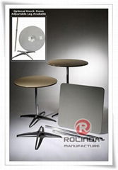 Knockdown Round Pedestal Bar Table