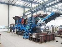 track-mounted mobile crushing plant
