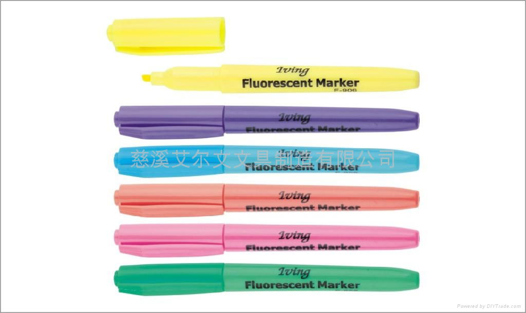 Fluorescent Marker or Highlighter Marker Pen