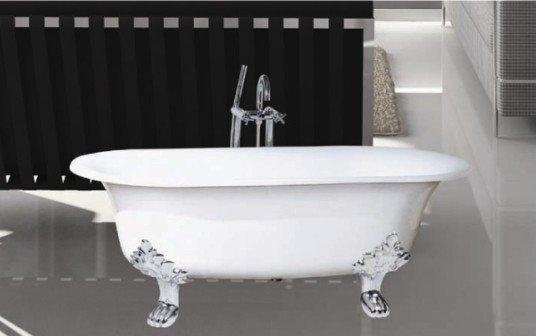double ended clawfoot bath