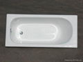 build in cast iron bathtub