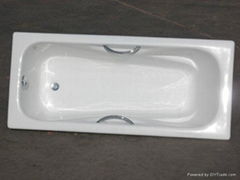 rectangular bathtub