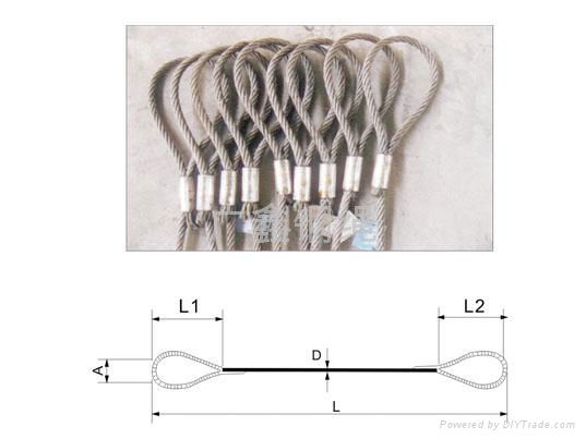 压制钢丝绳吊索