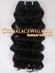 Chinese virgin hair weft hair extention