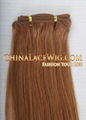 Indian remy hair weft hair extention 1