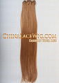 Indian remy hair weft hair extention 2