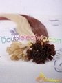Wholesale  indian remy hair nail hair extention 1