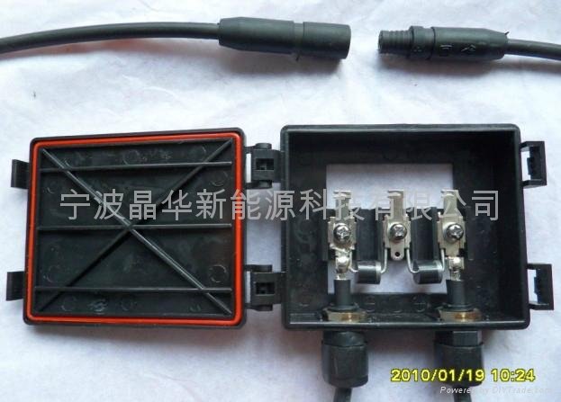 solar junction box with mc4 PV connector 1