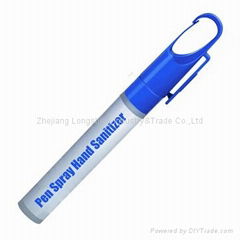 Carabiner Clip Cap Pen Spray Hand Sanitizer (HSS5010H)