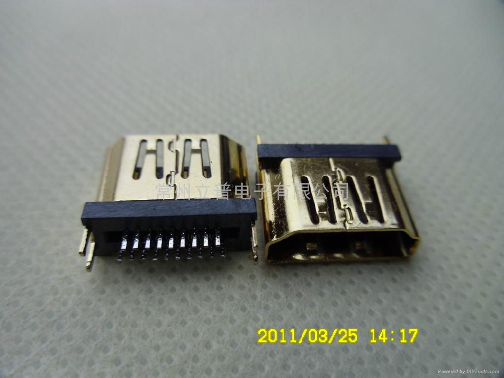 China gold plated mini HDMI adopter 5