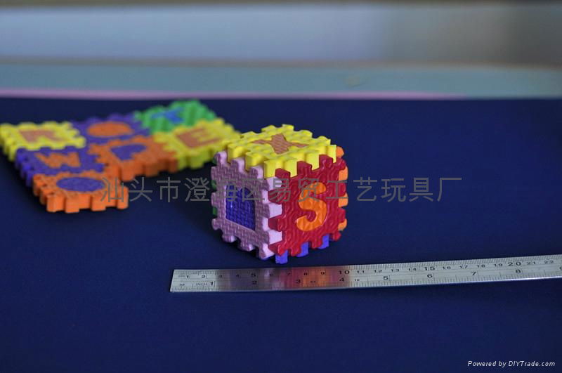 Factory Direct EVA Children's jigsaw puzzle toys alphanumeric blocks 2