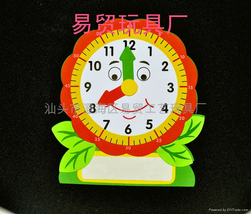 New / factory outlets puzzle toy / fun digital building blocks clock