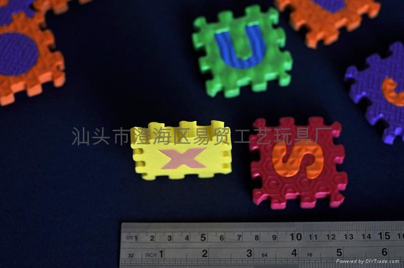 EVA字母数字儿童拼图益智玩具积木 5