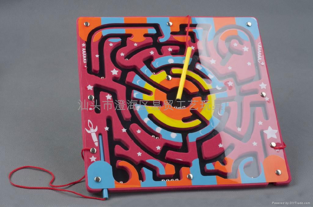 The wisdom of educational toys magnetic brush maze 2